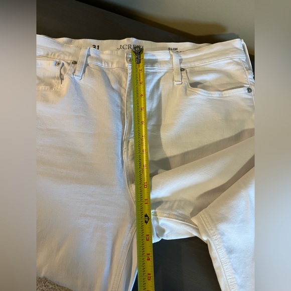 J. Crew Slim Demi Boot Cut Jeans In White Wash - Picture 12 of 13